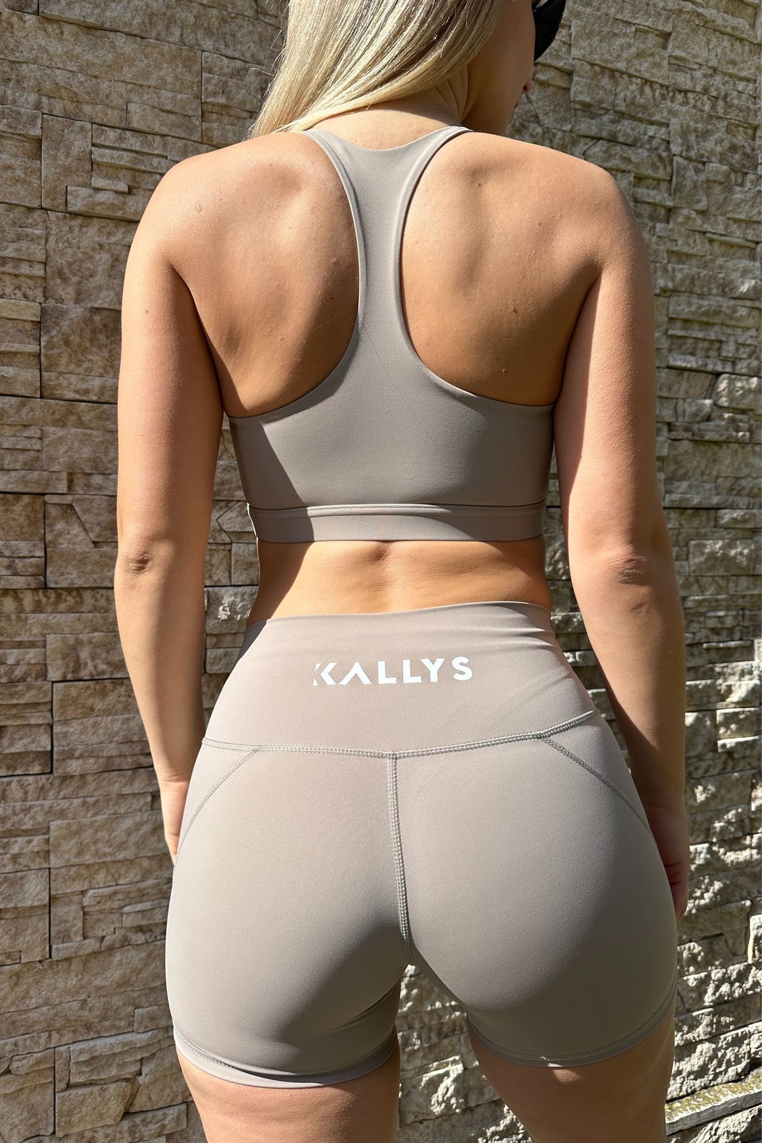 Kallys recycled Damen Sport BH Recovery kaschmir